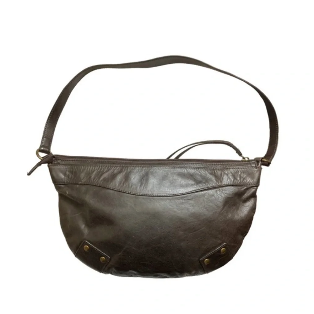 Cucinelle Brown leather hobo bag